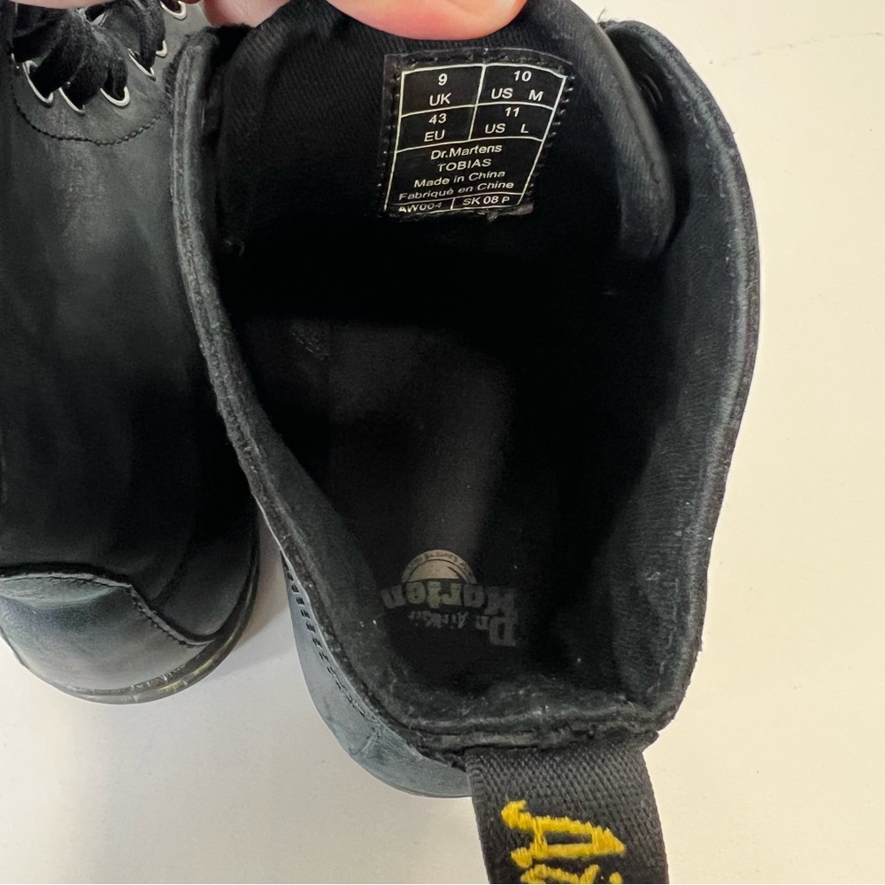Dr. Martens Black Leather Boots - Picture 12 of 14